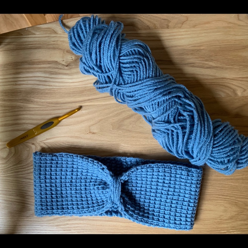 Beautiful Crocheted Headband/Ear Warmer